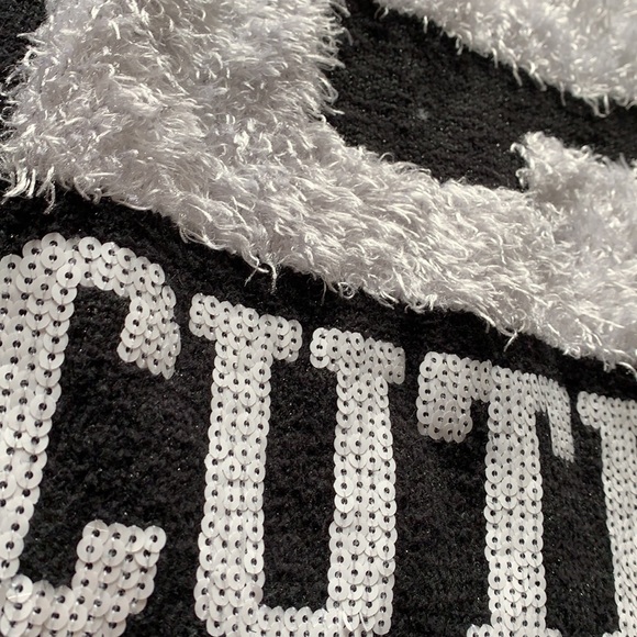 Justice 2 Cute Sequin Sweater Size 10 - Picture 2 of 6